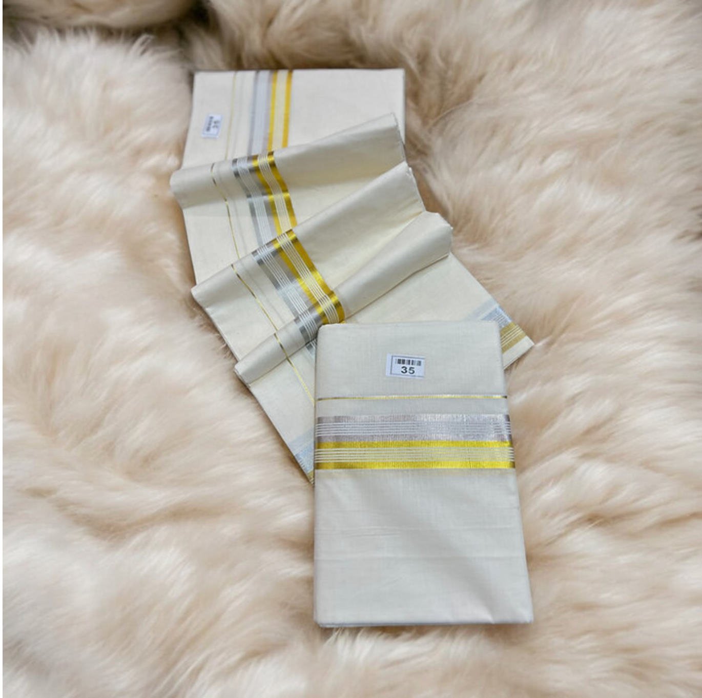 Pure Cotton Dhoti Fancy Boarder - Trending