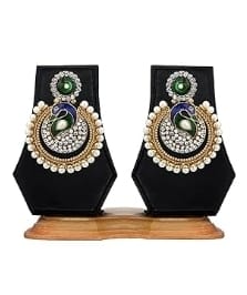 Polki Peakcok Earings