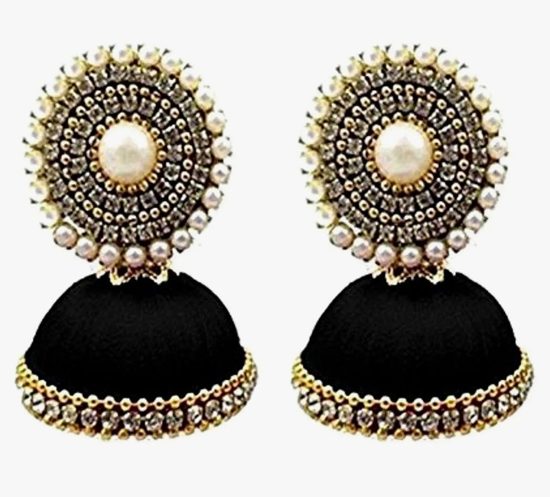 Silk Thread Jhumkas